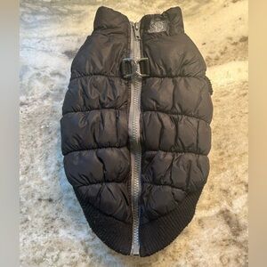 Black Puffer Dog Jacket